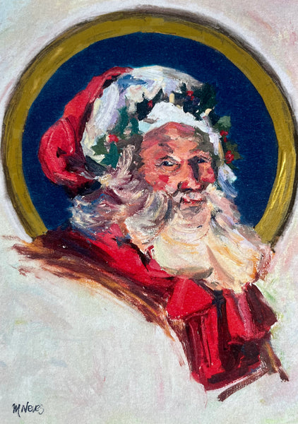 Jolly Old St. Nick Mini Framed