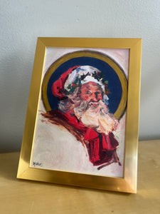 Jolly Old St. Nick Mini Framed