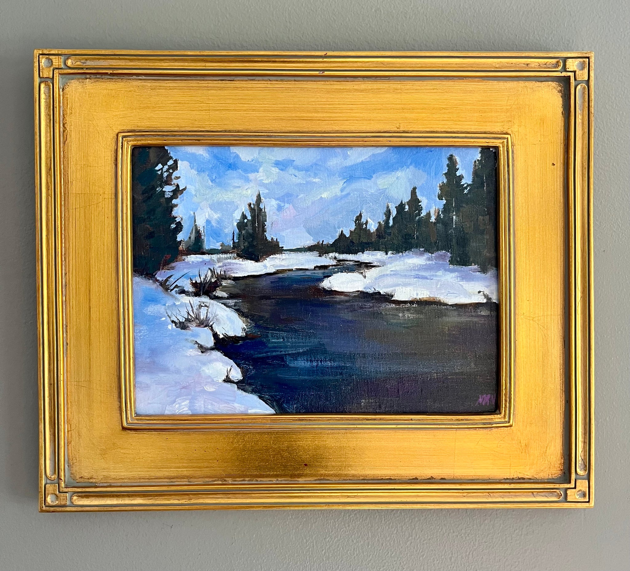 "Winter on the Yellowstone River"
